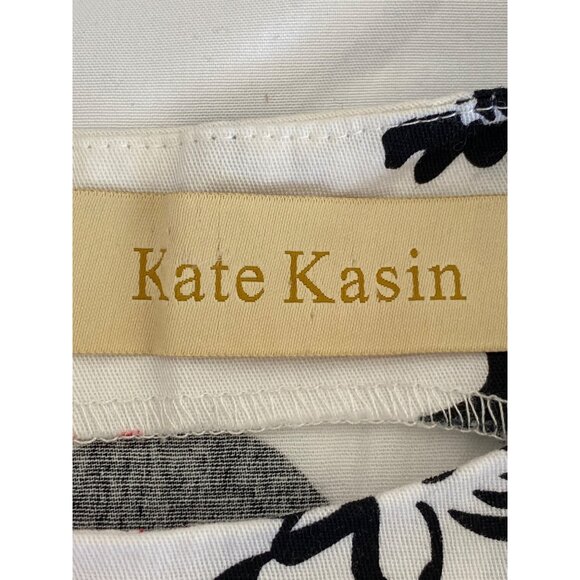 Kate Kasin Girls Floral Sleeveless Dress Black & Red White - Picture 6 of 7